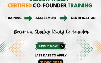 Silicon Valley–Certified Co-Founder Training — Registrations Open